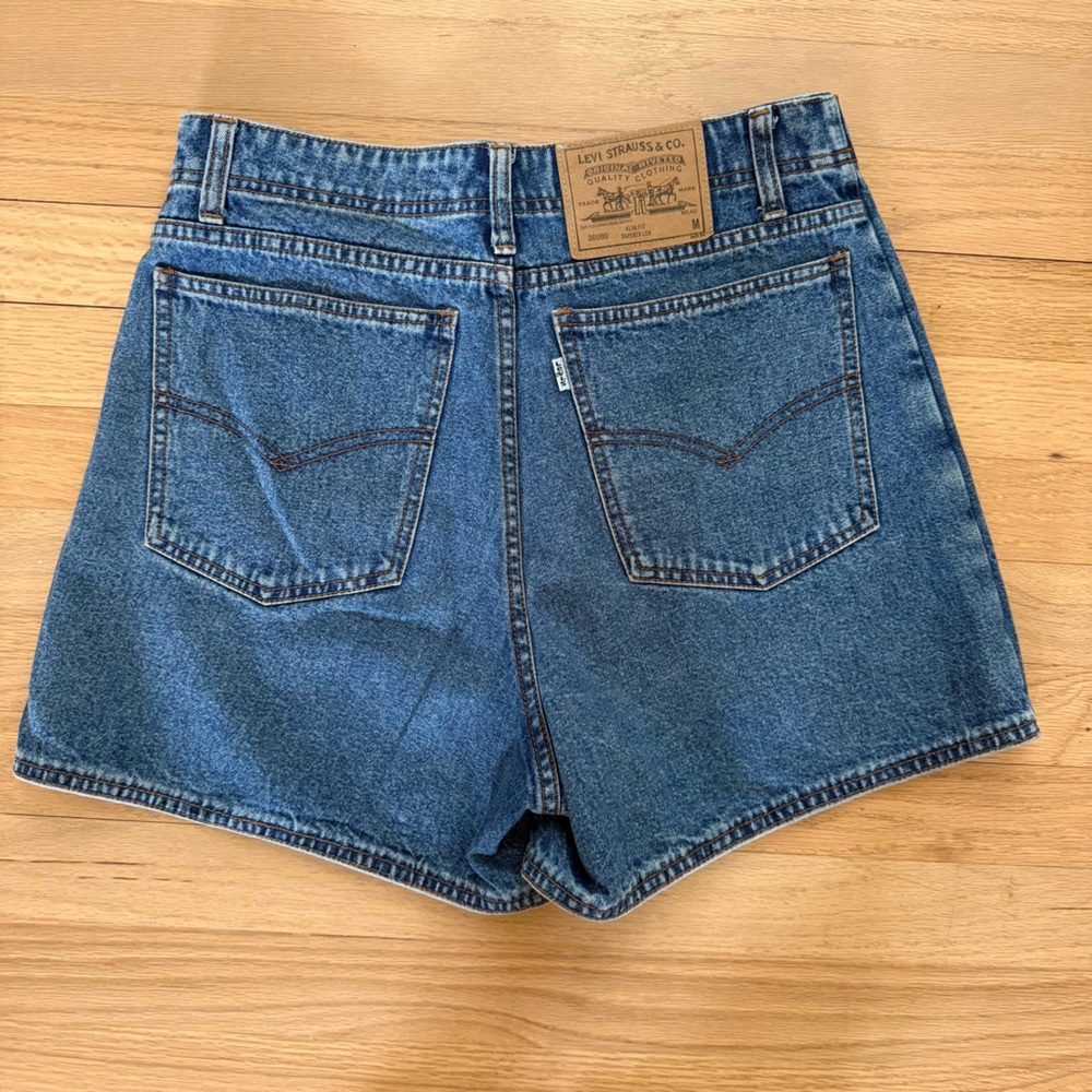 Vintage Levi’s Size 10 Denim Skort 90s - Picture 2 of 6